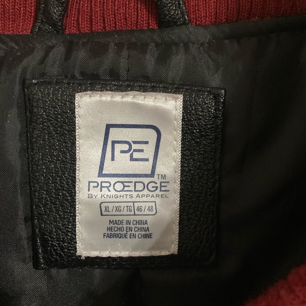 Proedge by Knights Apparel heavy leathered starter jacket